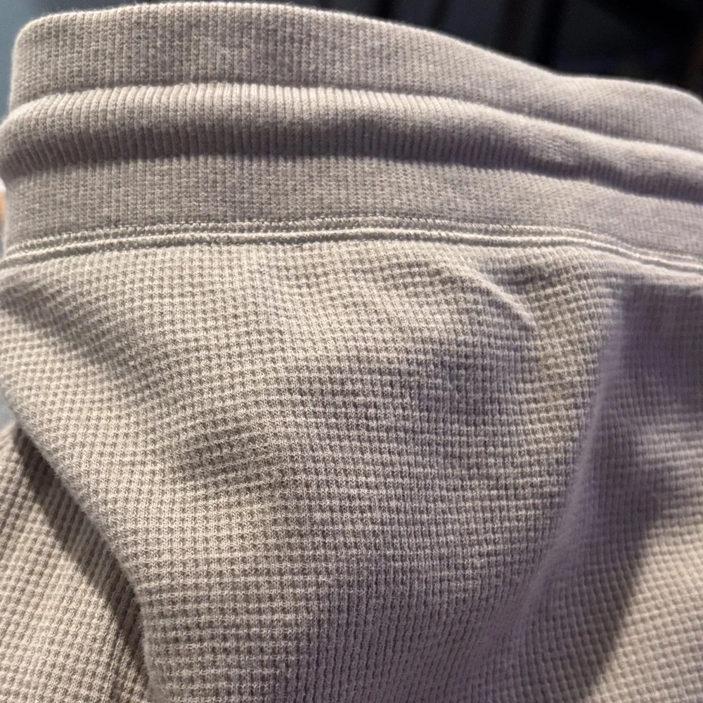 Aritzia Sunday Best Taupe Baby Waffle Flare Lounge Pants, new without tags - Picture 6 of 7